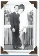  ?? Courtesy photos ?? (Right) Donald and Connie MacKenzie wedding photo. (Below) Don flanked by Connie and Wendy.