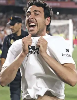  ??  ?? Valencia CF Captain Dani Parejo is leaving for Villarreal