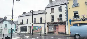  ?? (Pic: James O’Brien) ?? Healy’s on Main Street in Kilfinane has been allocated €37,000 under the Historic Structures Fund for the restoratio­n of the historic shopfront.
