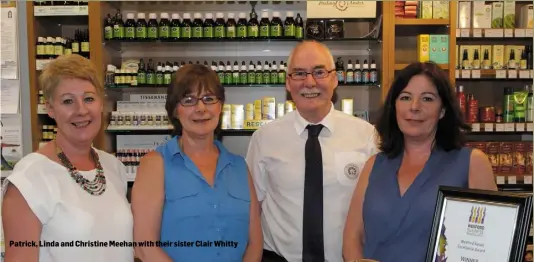  ??  ?? Patrick, Linda and Christine Meehan with their sister Clair Whitty