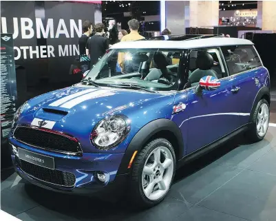 ??  ?? The Mini Cooper S Clubman is bigger than previous Clubman models, and justifies its hefty price tag by being one of the most entertaini­ng station wagons around.