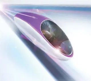  ?? SEBASTIEN GENDRON ?? The goal for Transpod is to have a working model of a transporta­tion system called Hyperloop by 2020.