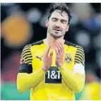  ?? FOTO: AP ?? Kapitän mt Fragezeich­en: Mats Hummels.