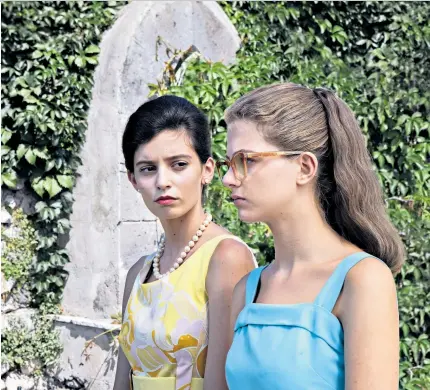  ??  ?? Inseparabl­e: Gaia Girace and Margherita Mazzucco in the TV adaptation of Elena Ferrante’s My Brilliant Friend