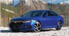  ?? JIM KENZIE ?? The Honda Accord already won the North American Car of the Year award.