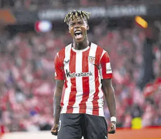  ?? // AP ?? Nico Williams en una imagen de la temporada pasada