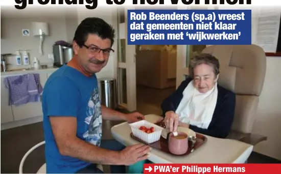  ?? FOTO JOZEF CROUGHS ?? Phlippe Hermans is al zeven jaar PWA-medewerker.