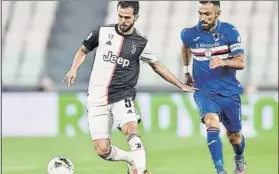  ?? FOTO: EFE ?? Pjanic, contra la Sampdoria
El bosnio, titular habitual para Sarri