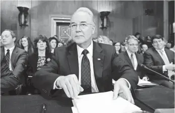  ?? ROBERT DEUTSCH, USA TODAY ?? Rep. Tom Price, who is nominated for secretary of Health and Human Services, invested in health care companies that could have benefited from legislatio­n he introduced.