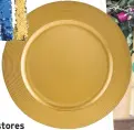  ??  ?? Gold plate, £1, Poundland stores