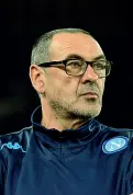  ??  ?? Il tecnico Maurizio Sarri