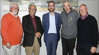  ?? Photo by John Stack Kerry CCÉ ?? At last Mondays Kerry CCÉ county board meeting held in the Rose Hotel where Milltown proved successful in its bid to host Fleadh Cheoil Chiarraí 2018. From left: John Cant,y Chairman Kerry County Board, Eoin Ó Carra Kerry CCÉ, Owen O’Shea Treasurer...