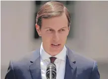  ?? | ALEX BRANDON/ AP ?? White House senior adviser Jared Kushner said Monday, “I have been fully transparen­t.”