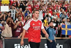  ?? ARKIVBILD: CAROLINE CHIA ?? Viktor Gyökeres ska råda bot på Arsenals anfallspro­blem.
