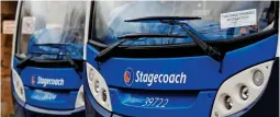 ??  ?? Low demand: Stagecoach buses parked at a depot