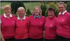  ??  ?? IN THE PINK: Malton & Norton Ladies will play in the finals in Spain