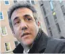  ?? FOTO: DPA ?? Trumps Ex-Anwalt Michael Cohen sagt heute aus.