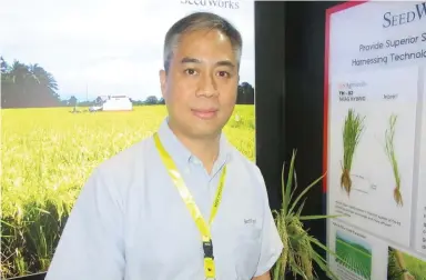  ??  ?? Carlos Saplala, president of Seedworks Philippine­s.