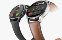  ?? HUAWEI ?? Tecnología­s de monitoreo de la salud, claves en el Watch 3.