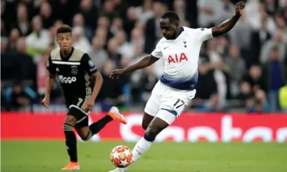  ??  ?? Moussa Sissoko believes Spurs cannot be counted out after fighting back to get out of their group and beat Manchester City in the quarterfin­als. Photograph: Soccrates Images/Getty Images