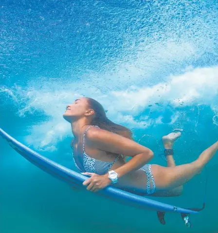  ?? Picture: JUAN MEDINA/INSTAGRAM ?? Surfer Pacha Light is keeping it cool when it comes to competing at the Burleigh Pro.