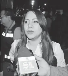  ?? SOFY RAMÍREZ ?? Sandra Amaya, diputada local