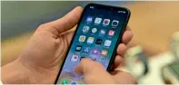  ?? — AFP ?? The iOS 11.3 update for phones and tablets also includes a toggle to disable a controvers­ial feature that slowed down iPhones with older batteries to avoid random shutdowns.