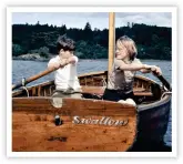  ?? ?? DERRING-DO: Stephen Grendon and Sophie Neville in the 1974 film of Ransome’s Swallows And Amazons