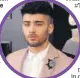  ??  ?? (Inset) Singer Zayn Malik sported a rose motif on the lapel of his coat