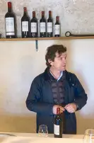  ??  ?? Marc Lurton explains his winemaking philosophy.