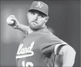  ?? THEARON W. HENDERSON/GETTY ?? Athletics reliever Liam Hendriks will get the call to open the AL wild-card game against the Yankees on Wednesday.