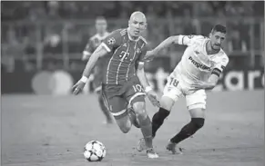  ??  ?? Arjen Robben speelt ook volgend seizoen voor Bayern München. Volgens Sport Bild heeft de club besloten om de 34jarige buitenspel­er nog een jaar te binden. (Foto: De Telegraaf)