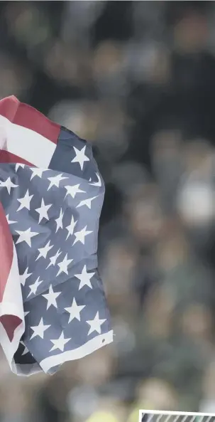  ??  ?? 2 Timothy Weah flies the American flag after Celtic’s victory over Aberdeen in the Scottish Cup semi-final at Hampden. Now a possible call-up for the USA’S squad for the World U20 Cup could scupper Weah’s hopes of facing Hearts in the final next month. Below, Weah in training at Lennoxtown.