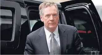  ?? ARIS OIKONOMOU/AFP-10/3/2018 ?? Crítica. O representa­nte de Comércio do EUA, Robert Lighthizer, que vê prejuízo ao país