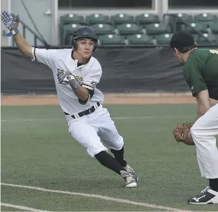  ?? ED KAISER ?? Jordan Stickler of Grand Rapids, Michigan recently joined the Edmonton Prospects after spending the past two years playing baseball with the University of Dallas Crusaders.