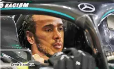  ??  ?? Lewis Hamilton