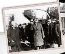  ??  ?? Pictured: King Alfonso XIII at the airline’s official inaugurati­on; the Rohrbach Roland aircraft
