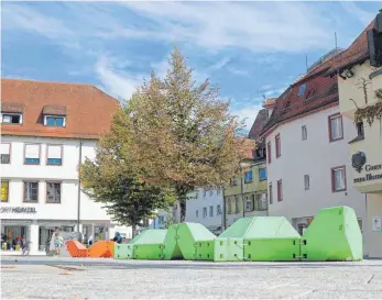  ?? FOTO: DANIEL HÄFELE ?? Auf der Erhebung am Schadenhof kann sich der Gemeindera­t ein Fontänenfe­ld vorstellen. Die Verwaltung untersucht nun die Kosten dafür.