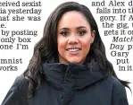  ?? PA ?? Well qualified: popular pundit Alex Scott