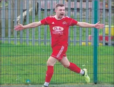  ??  ?? Scot Maitland celebrates his goal.