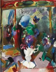  ??  ?? Arthur B. Carles (1882-1952), Flowers (Abstract Still Life), ca. 1932. Oil on canvas, 26 x 20¼ in., signed lower right: ‘CARLES’.