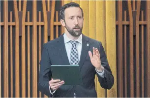  ?? ADRIAN WYLD THE CANADIAN PRESS ?? Ousted Conservati­ve MP Derek Sloan wants to see the party repeal a policy that says a Conservati­ve government will not support legislatio­n to regulate abortion.