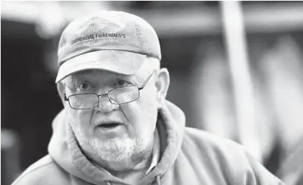  ?? KIM HAIRSTON/BALTIMORE SUN ?? Thomas “Bubby” Powley has been a Dorchester County waterman for 45 years. He says he has felt the sting of tighter regulation­s on the crab harvest. “Sometimes it’ll make the difference between you being able to work and not being able to work,” he says.