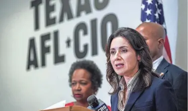  ?? RICARDO B. BRAZZIELL/AMERICAN-STATESMAN ?? Rep. Gina Hinojosa, D-Austin, who represents UT in her district, says lawmakers are going to gather informatio­n to ask the “tough questions” of Texas universiti­es once the next legislativ­e session begins.