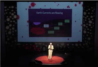  ??  ?? LEFT: Freidemann Freund gave a 2016 TED talk laying out his peroxy effect theory of earthquake lights. BELOW: Quakefinde­r in Palo Alto, California, is one venture using technology to gather better data.