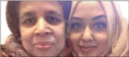  ??  ?? PLANNING WEDDING: Hosna Begum Tamina and her mother Razia