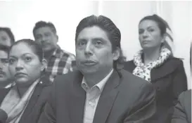  ?? JORGE SÁNCHEZ ?? Erick Marte Rivera Villanueva, alcalde de Zimapán.