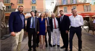  ?? (Photo doc Var-matin) ?? Le soutien de David Lisnard, venu en voisin depuis sa ville de Cannes, n’aura pas suffi. Aucun des huit candidats LR ne sera présent au second tour dans le Var. La reconstruc­tion s’annonce longue.