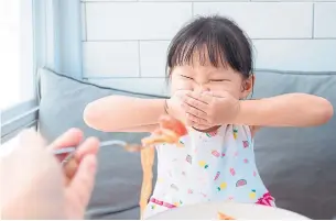  ?? DREAMSTIME ?? Daina Kalnins, director of clinical dietetics at the Hospital for Sick Children, said a child may not be picky eater but is just learning what she does and does not like to eat.