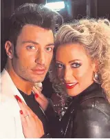  ??  ?? Giovanni with dance partner Faye Tozer